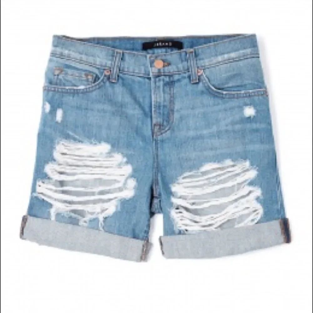 J Brand-Distressed Boyfriend Shorts-Euphoria- medium wash- Size 29 (US 8)